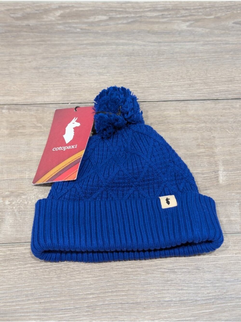 Cotopoxi Tozo Beanie Unisex One Size Blue Violet Pom Hat Outdoor NWT